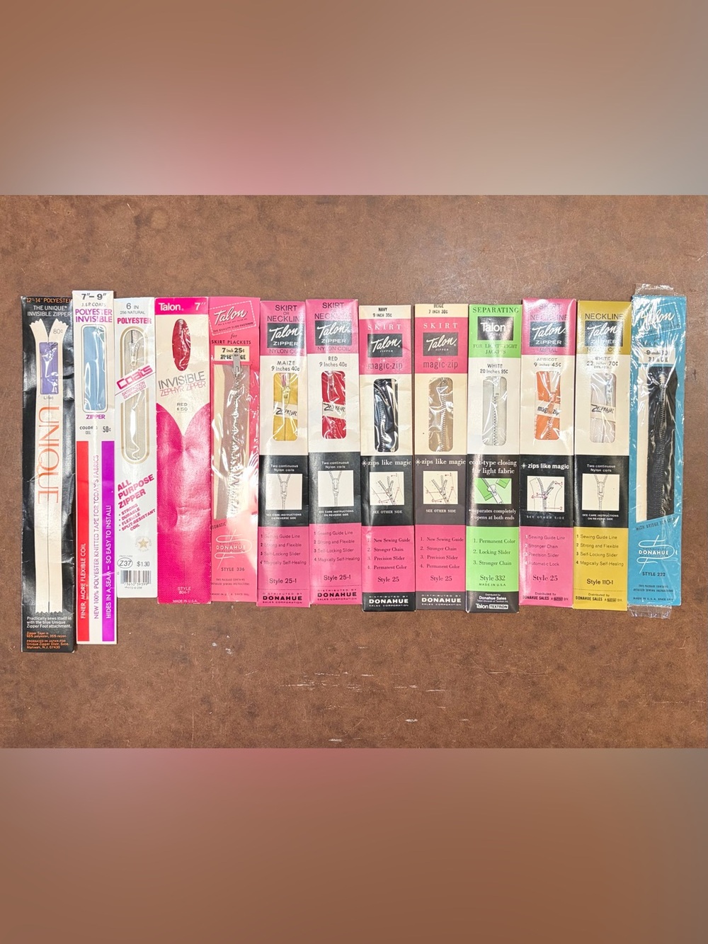 Vintage- 45 Zipper Pulls - Assorted Colors